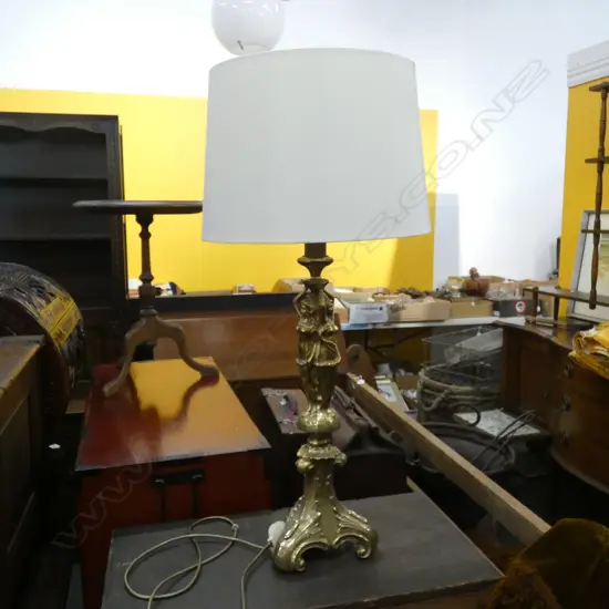 BRASS TABLE LAMP H.850mm