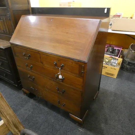 OLD WOODEN BUREAU 900 X 515 X 1030MM