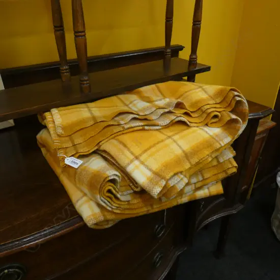 PR YELLOW NZ WOOL BLANKETS