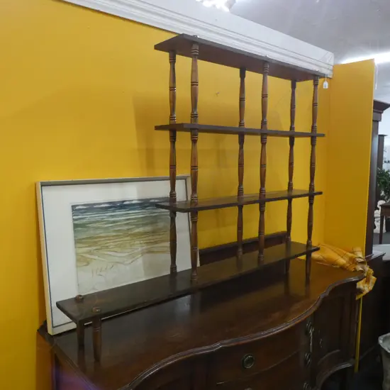 RETRO 4 TIER OPEN BACK BOOK SHELF 1160 X 1420MM