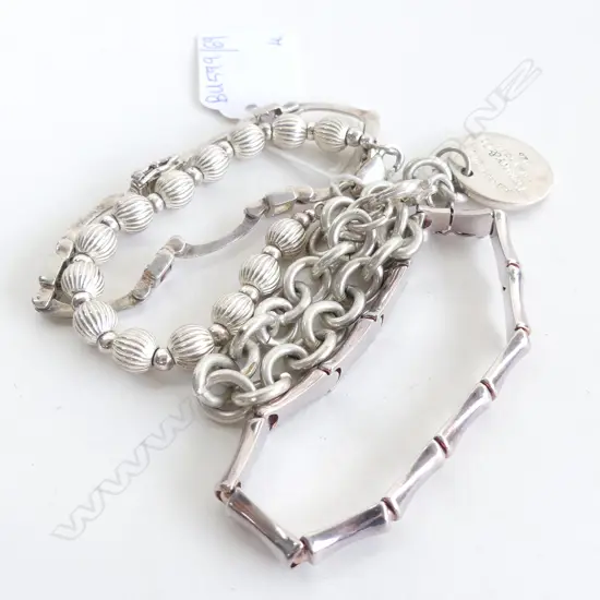 4 STG BRACELETS 69 GRAMS