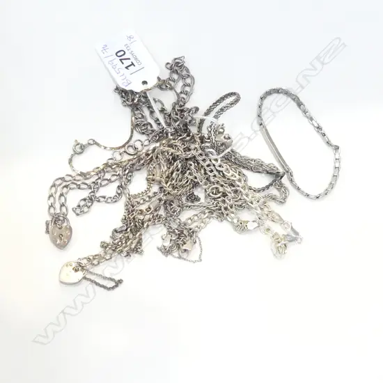 18 SMALL STG BRACELETS 77 GRAMS