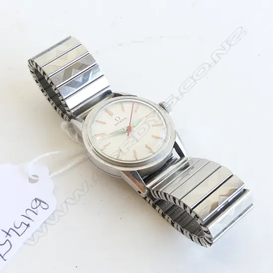 STAINLESS STEEL OMEGA WATCH...