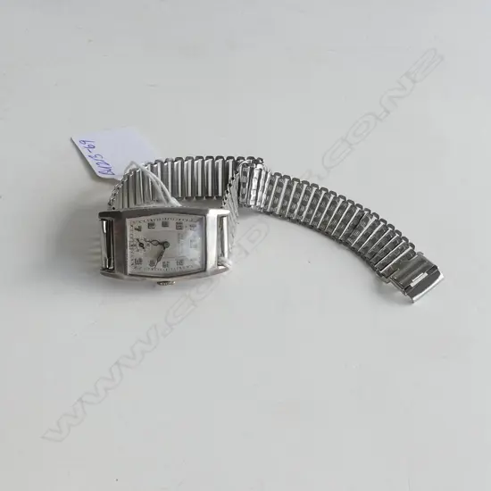 1940'S GENTS WRISTWATCH TANK FORM dial marked 'LAS PASCOE...