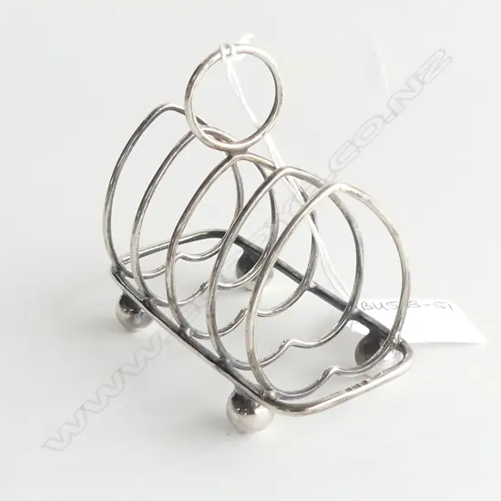 SILVER TOAST RACK SHEFFIELD 1912 61gm