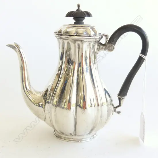 SILVER BACHELOR'S COFFEE POT LONDON 1913 271gm