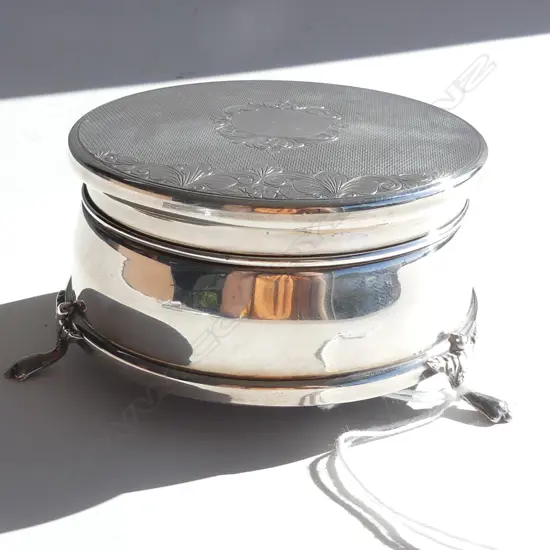 SILVER DRESSING TABLE POT BIRMINGHAM 1978 156gm