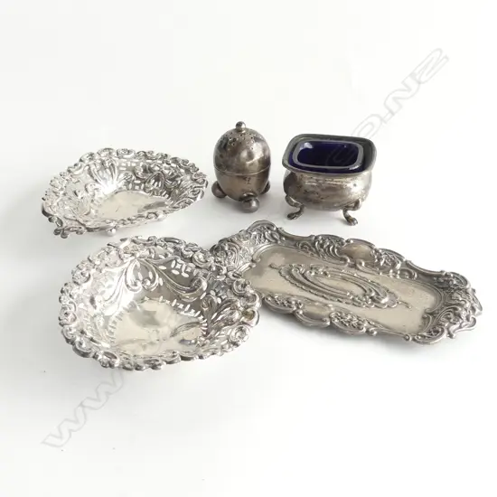 5 PCES ASST. STG SILVER 105 GRAMS