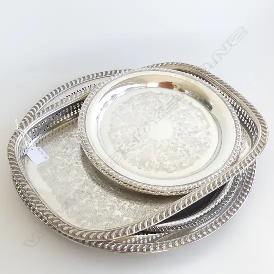 SILVER PLATE TRAY  285 X 390MM