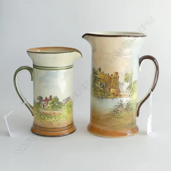 (20690) 2 ROYAL DOULTON SERIESWARE JUGS H. 185mm