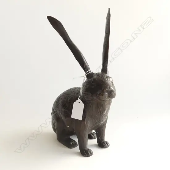 BRONZED HARE RABBIT H.280mm