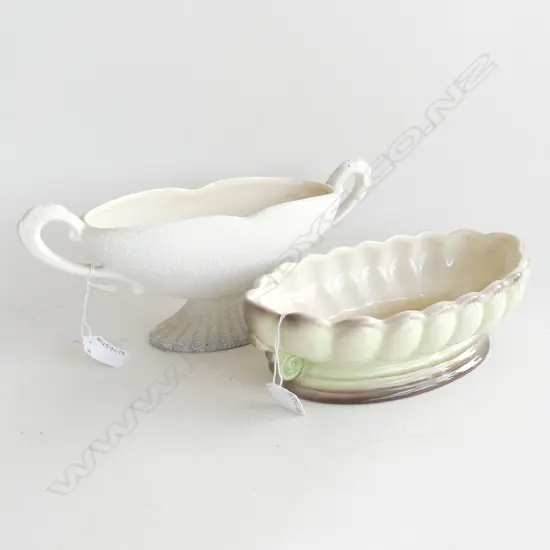 2 TITIAN WARE STUDIO VASES H. 130mm