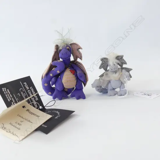 2 DEB CANHAM LTD. ED. DRAGONS; 'CHINA FAIRY DRAGAON' & 'SLAPPEROO' both w. box & certificate H.100mm