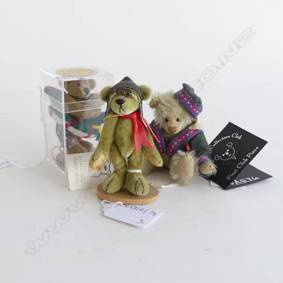 3 DEB CANHAM LTD. ED. BEARS; 'MOLLY & JAKE', 'BINKER' & SWIMMER