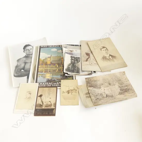 LOT ASST VINTAGE PHOTOS WRESTLERS/PICTORIAL ETC H210 MM