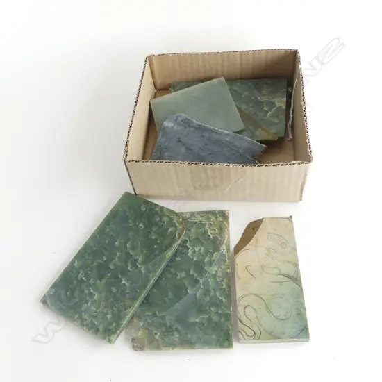 POUNAMU COLLECTION of CUT PIECES EX PETER HOUSTON.....