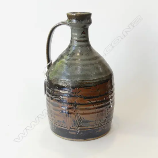 LGE PETER STICHBURY STUDIO POTTERY FLAGON H.260mm