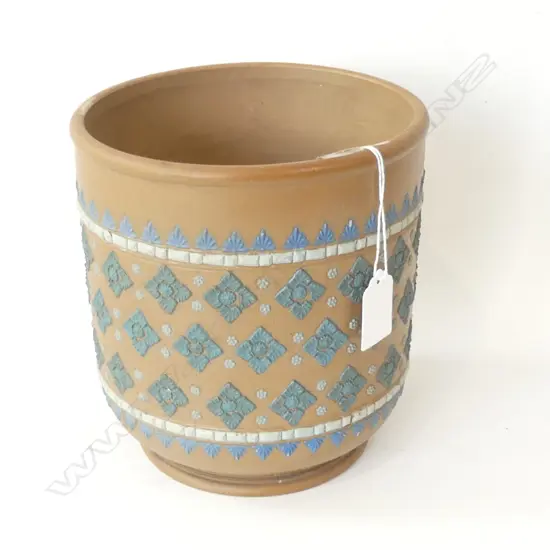 DOULTON LAMBETH 'SILICON' VASE 1882 H.180mm