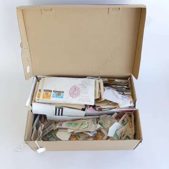 BOX OF STAMPS