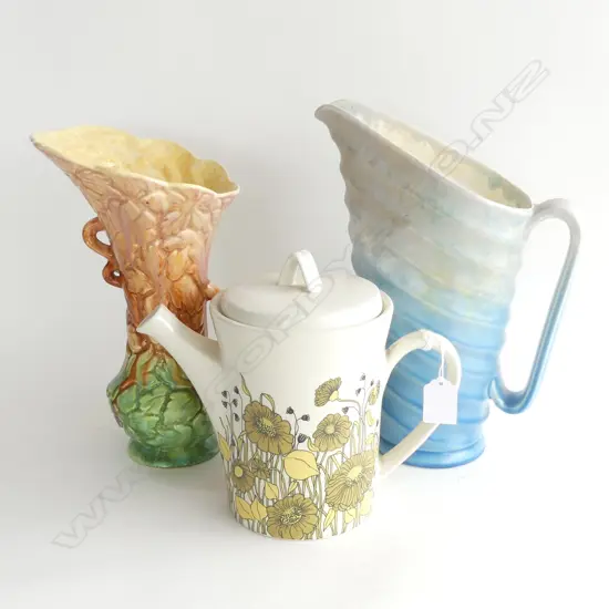 3 JUGS - BESWICK CROWN LYNN & SYLVAC