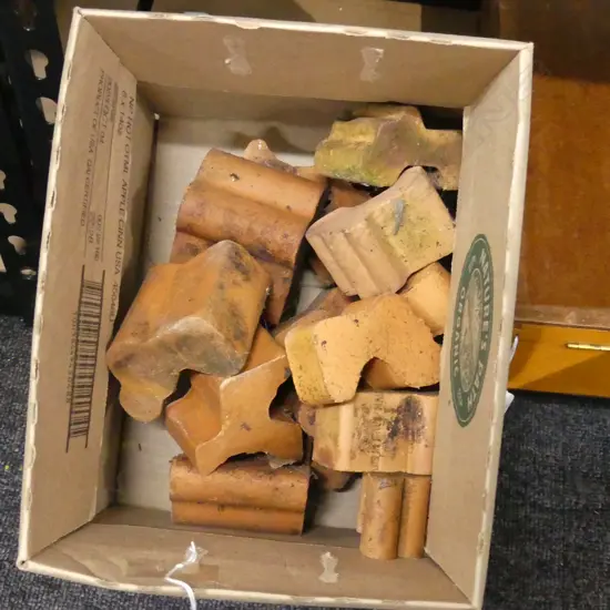 LOT ASST ITALIAN TERRACOTTA GARDEN POT STANDS