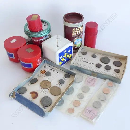 BOX OF COINS