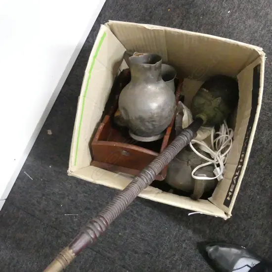 LOT ASST PEWTER/TRAY PIPE ETC