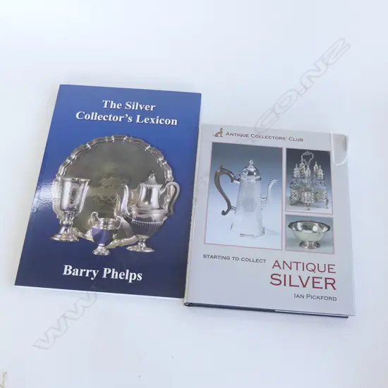 2 ANTIQUE SILVER REFERENCE BOOKS. 'The Silver Collector's Lexicon' & 'Antique Silver' ##RTV##