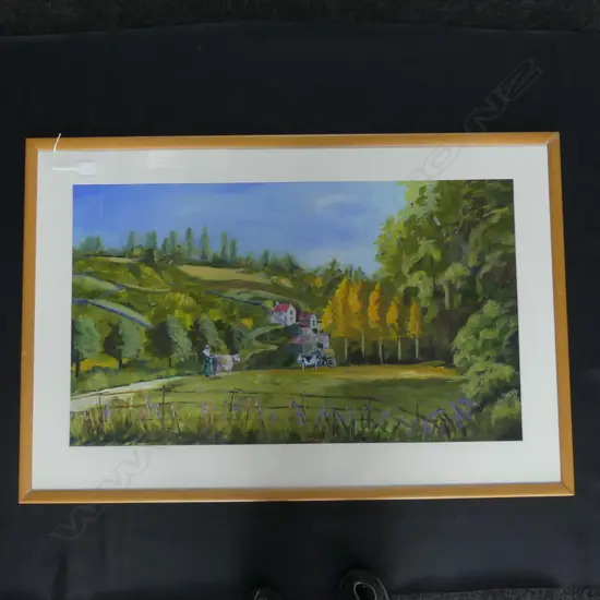 OIL PAINTING AFTER CAMILLE PISSARRO 495x845mm