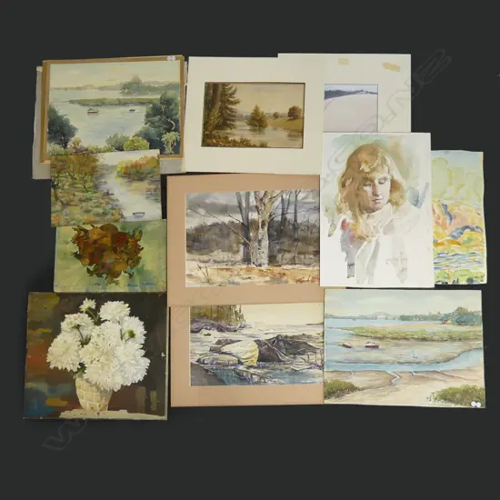 ASST. UNFRAMED PAINTINGS