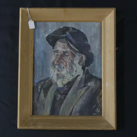 OIL PORTRAIT, ARTIST UNKNOWN 390x290mm