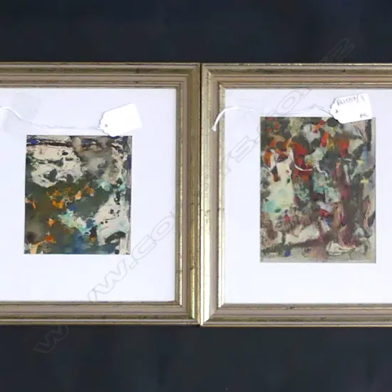 PR JOHN WEEKS ABSTRACT GUACHE 130x110mm