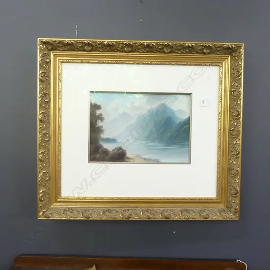 J. R. ATWOOD COLONIAL LANDSCAPE, PASTEL 260x380mm minor fault