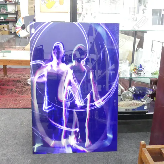 LARGE CONTEMPORARY POI ARTWORK 1190x790mm