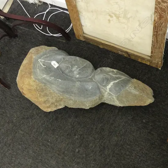 CARVED STONE FACES  680MM