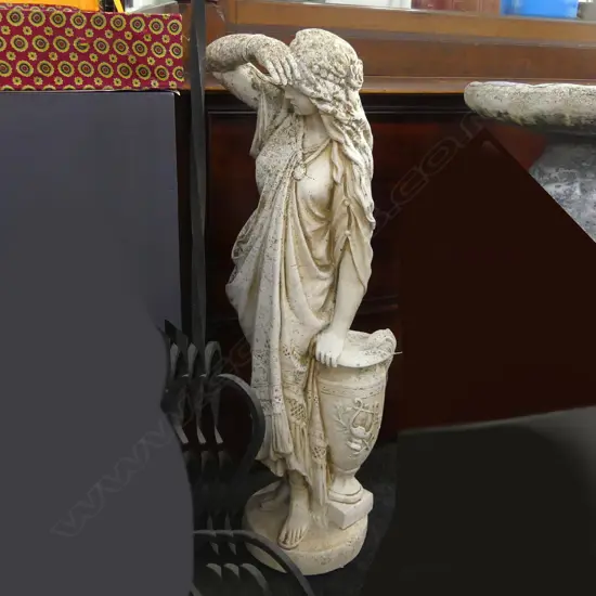 VINTAGE CONCRETE GARDEN STATUE H. 820MM