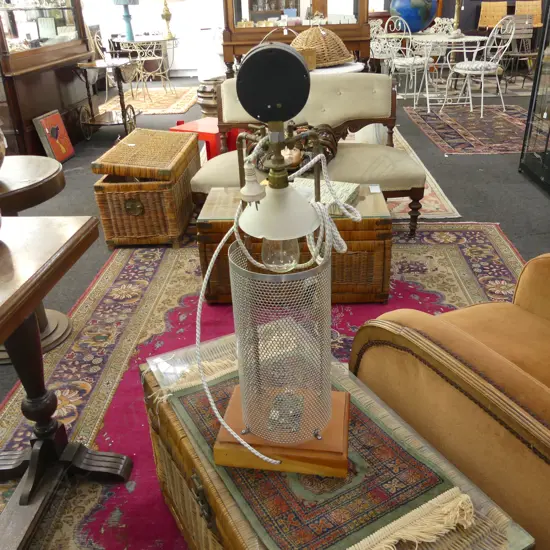 STEAM PUNK LAMP 730mmH- WORKING