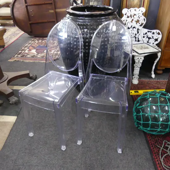 PR FRENCH STYLE LOUIS 'GHOST' CHAIRS