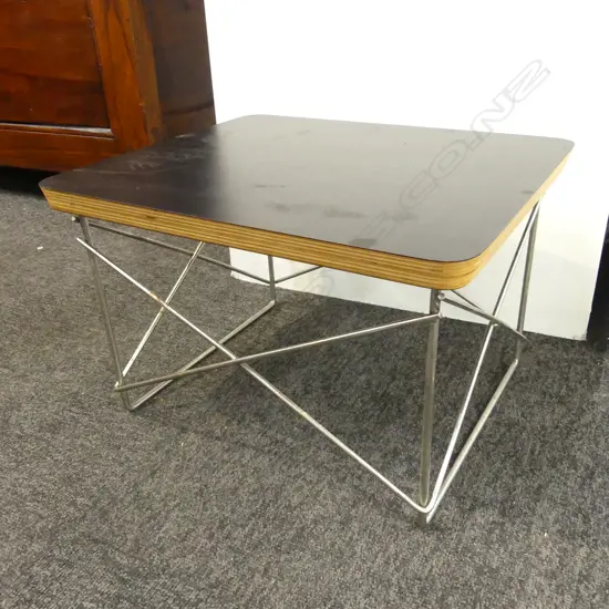 PR EAMES 'LTR' STYLE SIDE TABLES 395x335x255mm