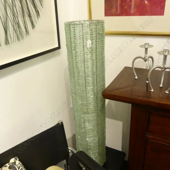 LGE CONTEMPORARY GLASS CYLINDER LIGHT FITTING H.1000mm