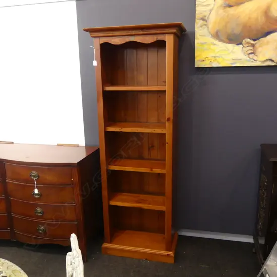PINE BOOKCASE 700x370x1830mm