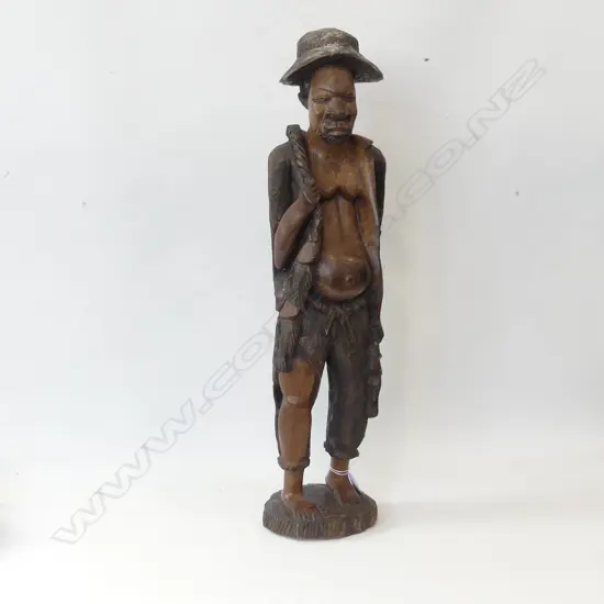 CARVED NATIVE FIGURE 700mmH
