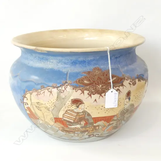 SATSUMA JARDINIERE (chip) 300mm dia 