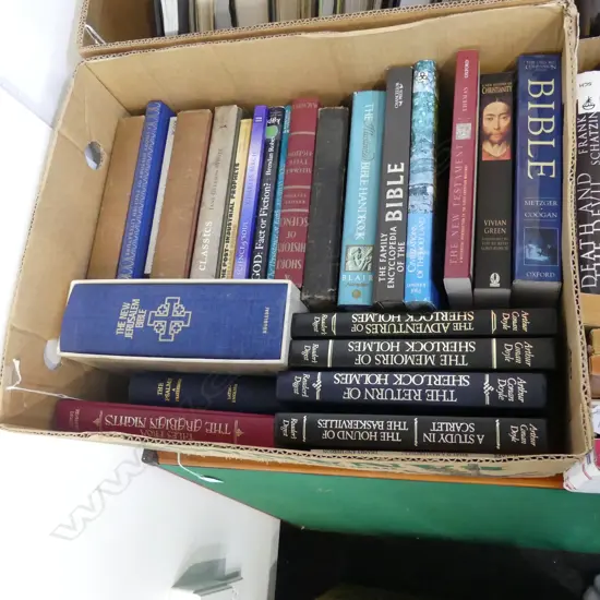 BOX OF ASST BOOKS