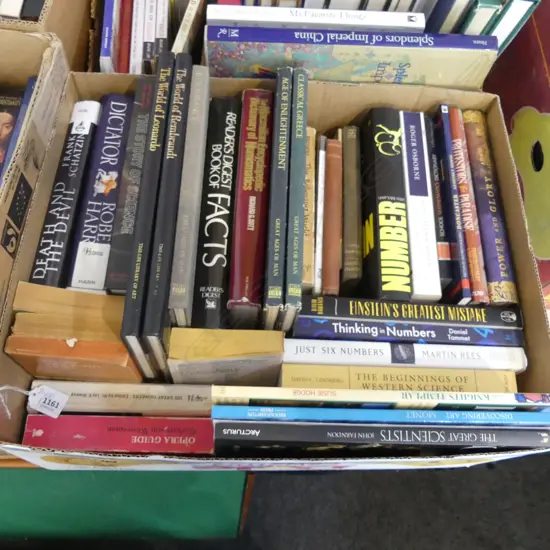 BOX OF ASST BOOKS