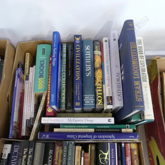 BOX OF ASST BOOKS
