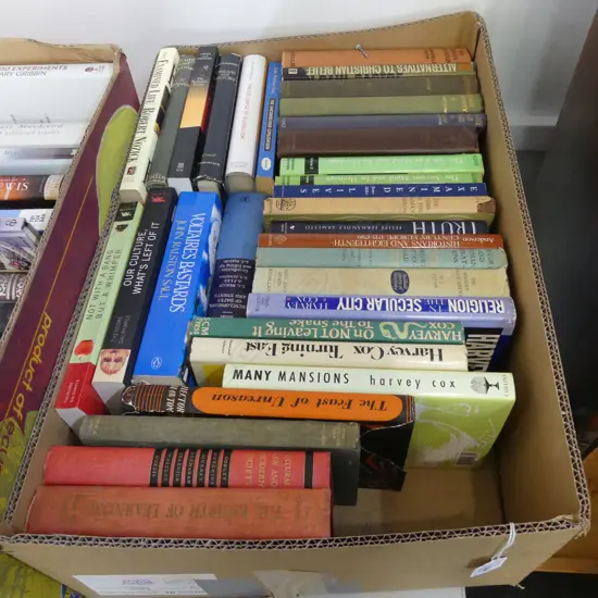 BOX OF ASST BOOKS