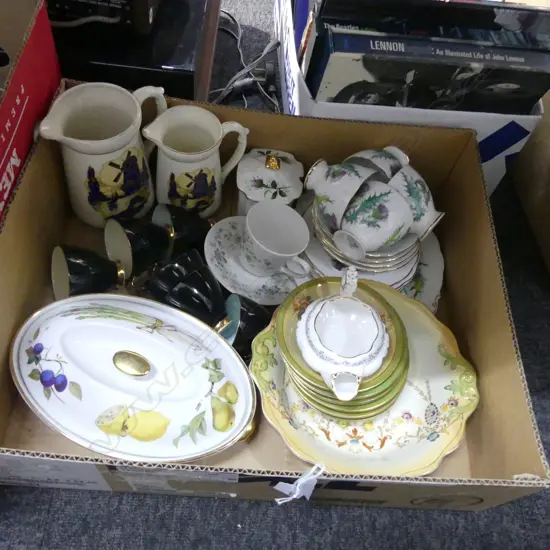 ASSORTED ENGLISH CHINA-INCLUDING TRIO’S/DUO/TUREEN -ETC