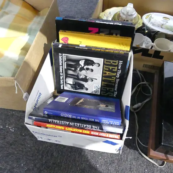 BOX LOT BEATLES BOOKS