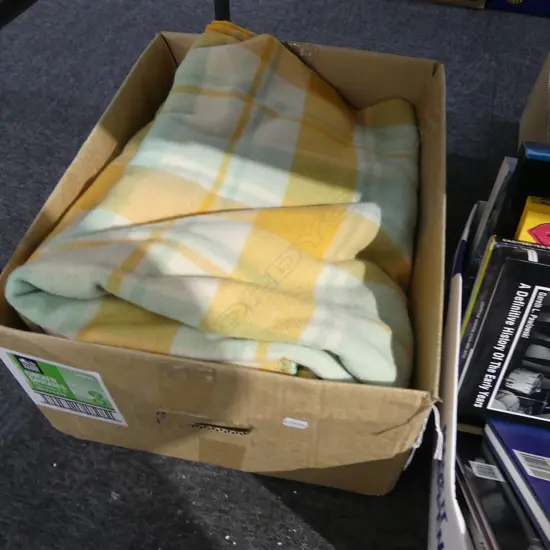 BOX LOT RETRO WOOL BLANKETS